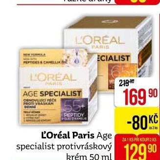 Krém pleťový proti vráskám Age Specialist L'