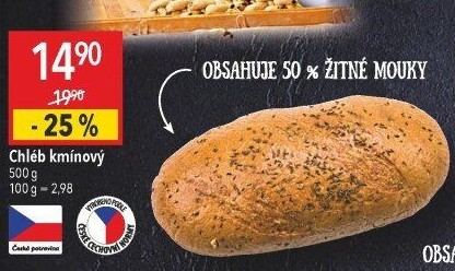 Chléb kmínový