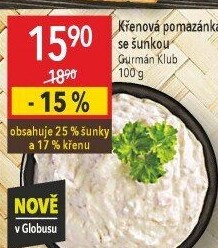 Křenová pomazánka se šunkou