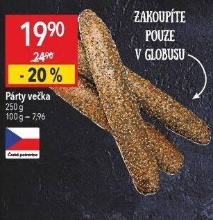 Pečivo Párty večka
