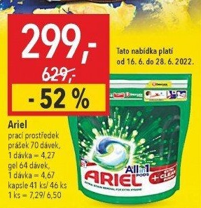 Prací kapsle Ariel
