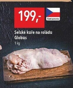 Selské kuře na roládu Globus