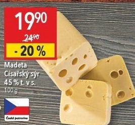 Sýr Císářský 45% Madeta