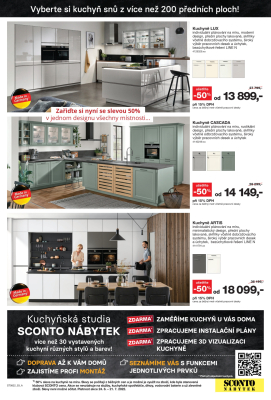 akční leták Sconto nábytek 24.6.2022-21.7.2022