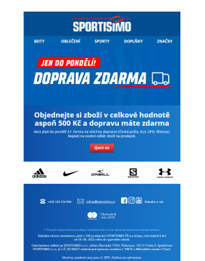 akční leták Sportisimo 24.6.2022-27.6.2022