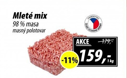 Mleté maso mix