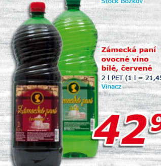 Víno stolní Zámecká paní
