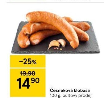 Česneková klobása