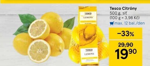 Citrony Tesco
