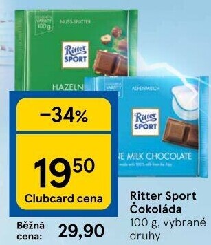 Čokoláda Sport Ritter
