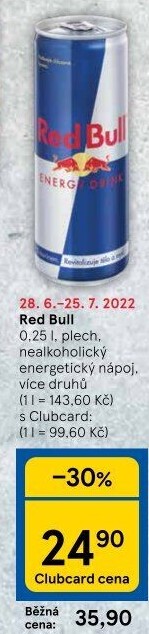 Energetický nápoj Red Bull