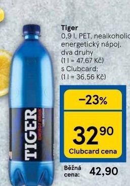 Energetický nápoj Tiger