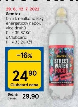 Funkční voda Semtex