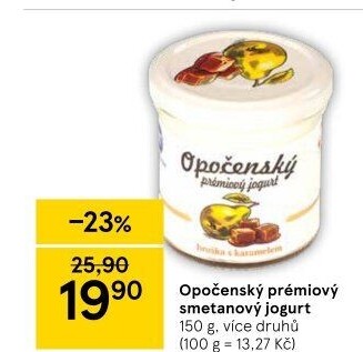 Jogurt ochucený Opočenský Prémiový Bohemilk