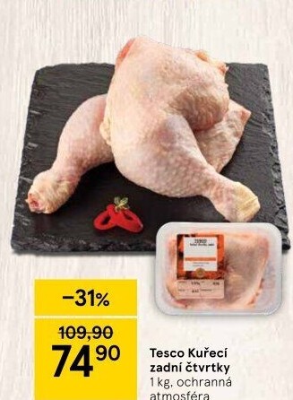 Kuřecí čtvrtky Tesco