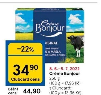 Margarín Créme Bonjour Rama