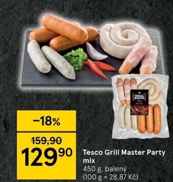 Párty mix Grill Master Tesco