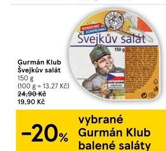 Salát Švejk Gurmán klub