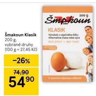 Šmakoun bez lepku Adler