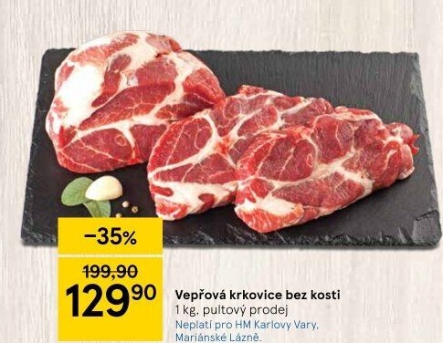 Vepřová krkovice bez kosti