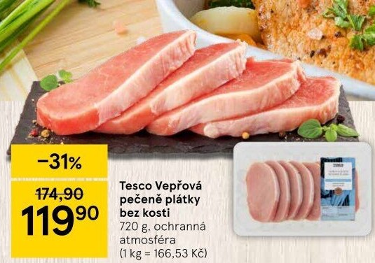 Vepřová pečeně bez kosti Tesco