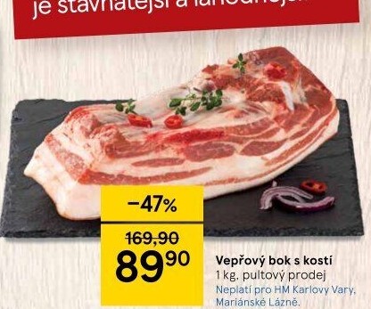 Vepřový bok s kostí