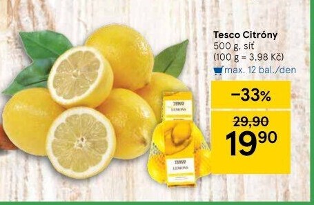 Citrony Tesco