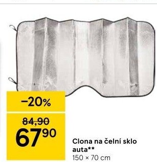 Clona na přední sklo auta