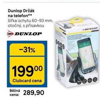 Držák telefonu do auta Dunlop