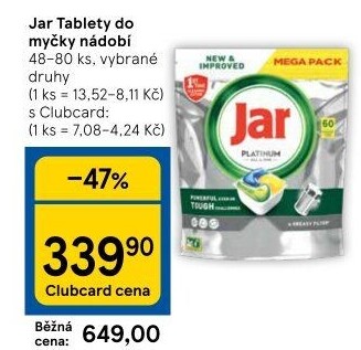 Kapsle do myčky Jar