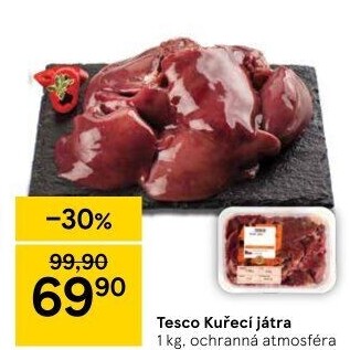 Kuřecí játra Tesco