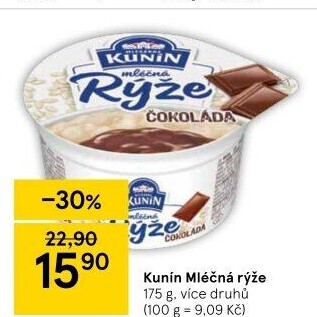 Mléčná rýže Kunín