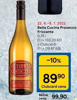 Prosecco Frizzante Bella Cucina