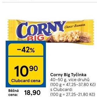 Tyčinka cereální BIG Corny