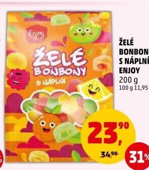 Bonbony želé s náplní Enjoy