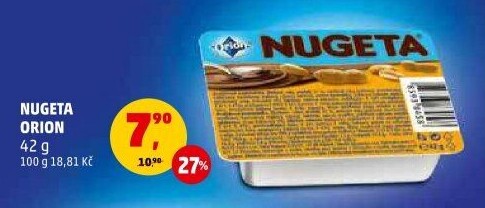 Čokokrém arašídový Nugeta Orion