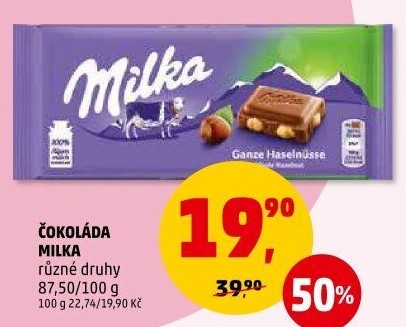 Čokoláda Milka