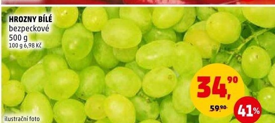 Hrozny bílé bezsemenné
