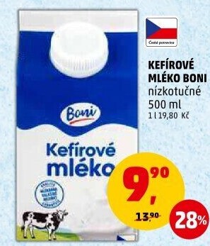 Kefírové mléko Boni