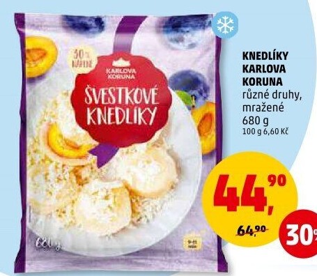 Knedlíky mražené Karlova Koruna