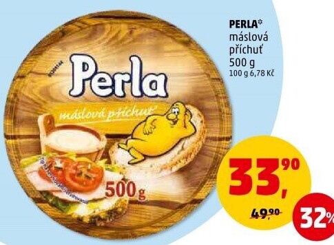 Margarín máslová příchuť Perla