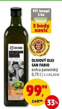 Olivový olej extra panenský San Fabio