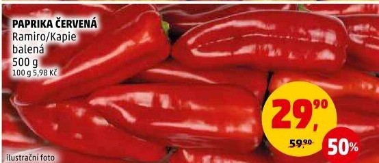Paprika červená Ramiro