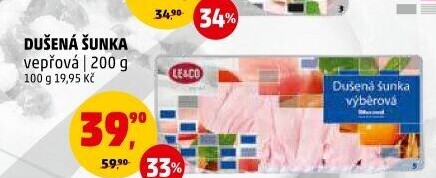 Šunka vepřová dušená LE&amp