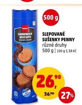 Sušenky slepované Penny