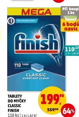 Tablety do myčky Classic Finish