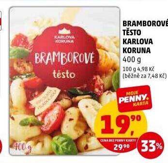Těsto bramborové v prášku Karlova Koruna