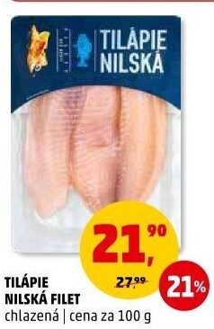 Tilápie nilská filety Pro Penny EFD Excelsior Delikatessen