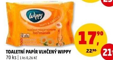 Toaletní papír vlhčený Wippy