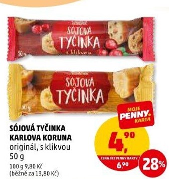 Tyčinka sójová Karlova Koruna